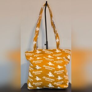 Salem MA Witch Tote Bag Halloween Spooky Fall Reversible Canvas Shopper